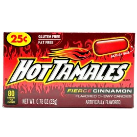 Hot Tamales fahéjas mini cukorka 22g