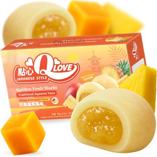 QLove Golden Fruit Mochi 80g